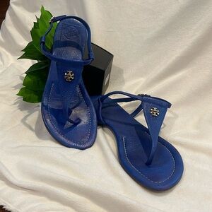 Tory Burch Leather T-Strap Sandals